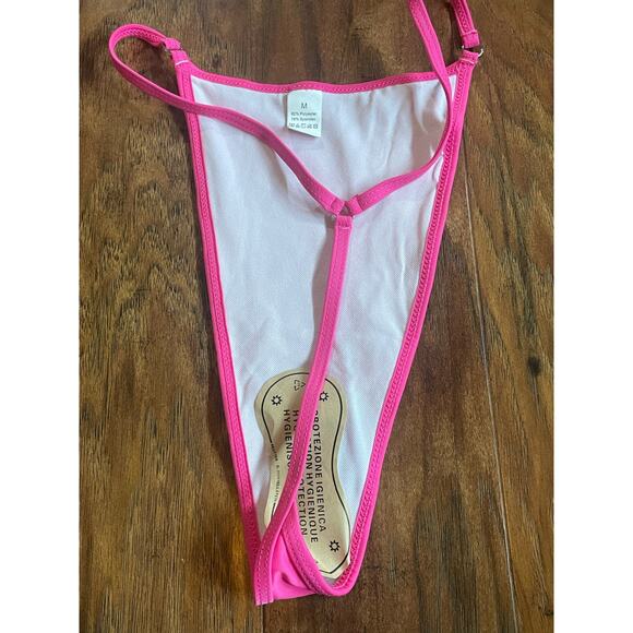 SEXY Hot Pink Triangle Thong Bikini Set - Picture 5 of 5